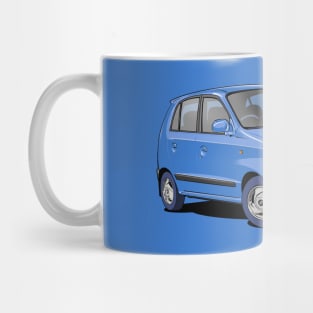 Hyundai Amica/Atoz/Atos car in blue Mug